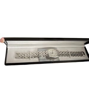 Gruen Precision Vintage Men’s Silver Tone Watch NOS